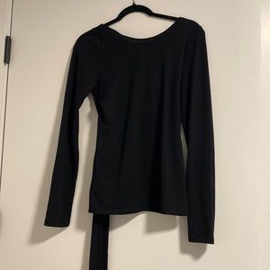 Wilfred long sleeve shirt with tie back